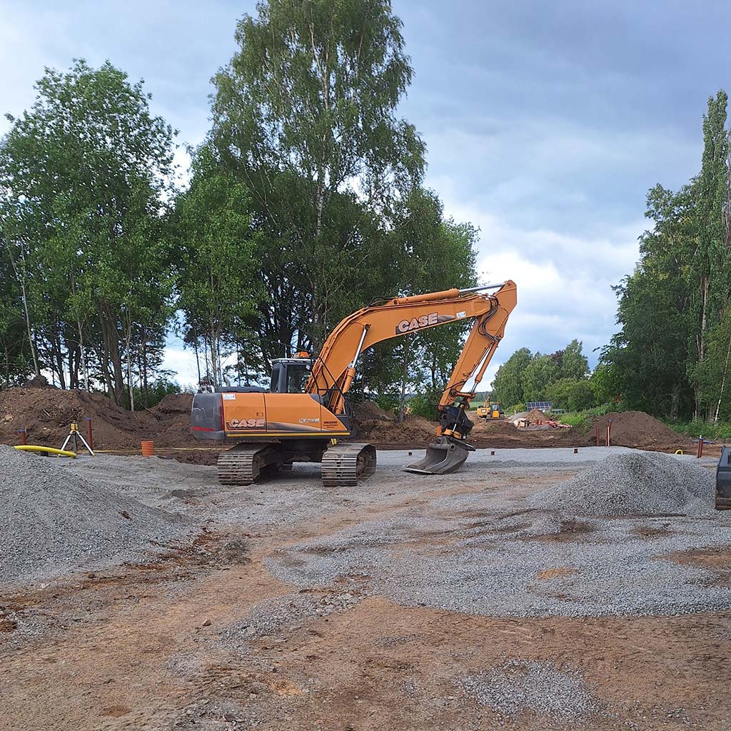 Anläggning av husgrunder i Falköping och Skaraborg